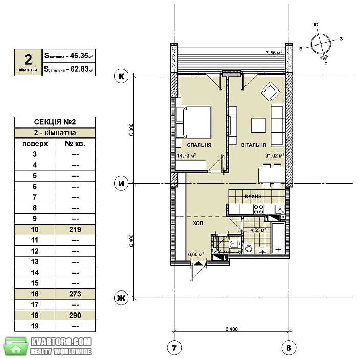 Sell 2-room apartment. Киев,  Победы пр — photo 3