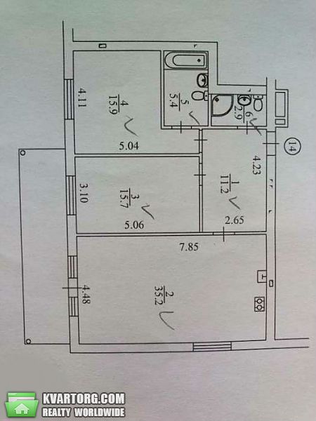Sell 3-room apartment. Киев, Замковецька — photo 10