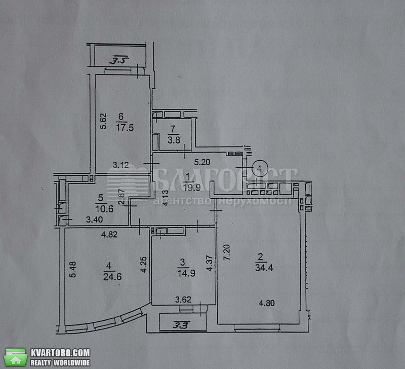 Sell 4-room apartment. Киев,  Леси Украинки бул — photo 6