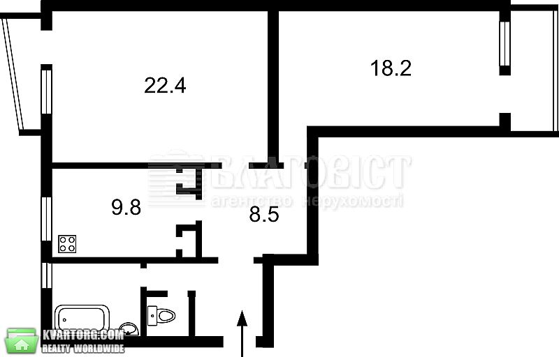Sell 2-room apartment. Киев,  Бехтеревский пер — photo 7