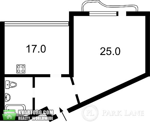 Sell 1-room apartment. Киев, Мельникова — photo 8