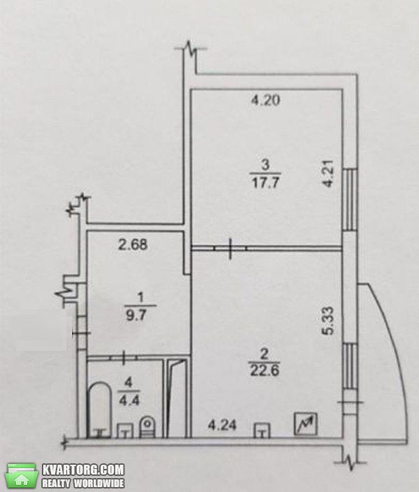 Sell 2-room apartment. Киев,  Кольцова бул — photo 8