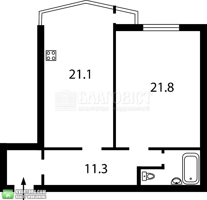 Sell 2-room apartment. Киев,  Сечевых Стрельцов — photo 7