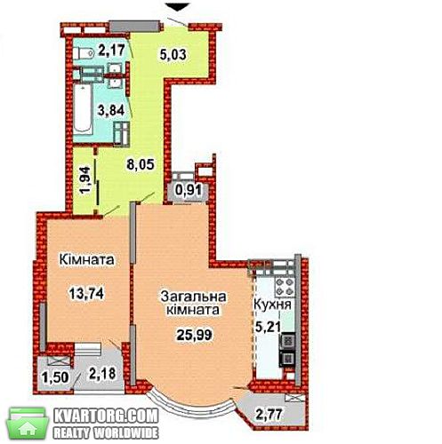 Sell 2-room apartment. Киев, Харьковское шоссе — photo 2