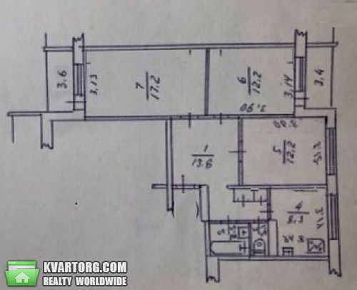 Sell 3-room apartment. Киев,  Глушкова пр — photo 2