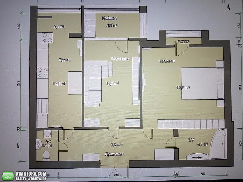 Sell 1-room apartment. Киев,  Метрологическая — photo 7