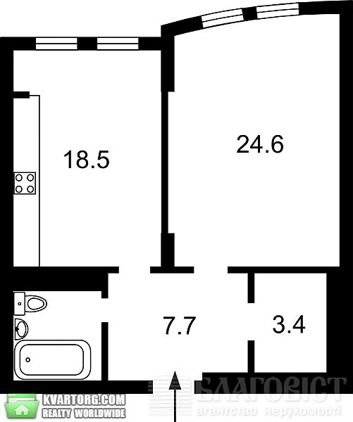 Sell 1-room apartment. Киев, Голосеевская — photo 2