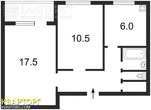 продам 2-комнатную квартиру. Киев,  Богатырская - фото 2