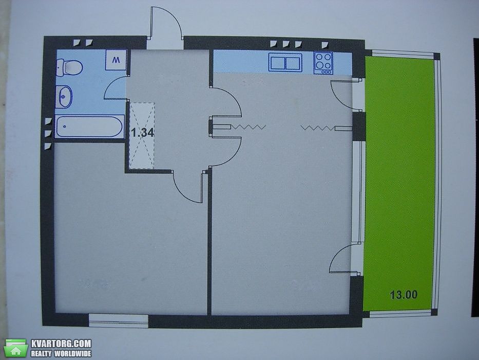 Sell 2-room apartment. Киев, Замковецкая — photo 6