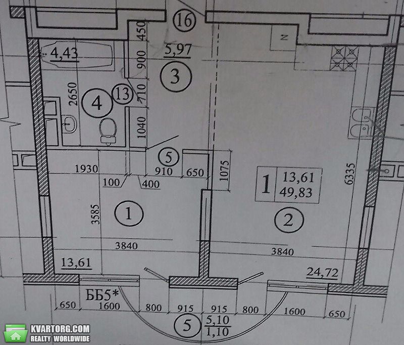 Sell 1-room apartment. Киев,  Ломоносова — photo 2