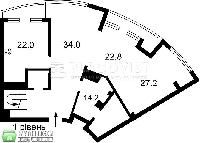 Rent out 5-room apartment. Киев, Коновальця Євгена Щорса — photo 3