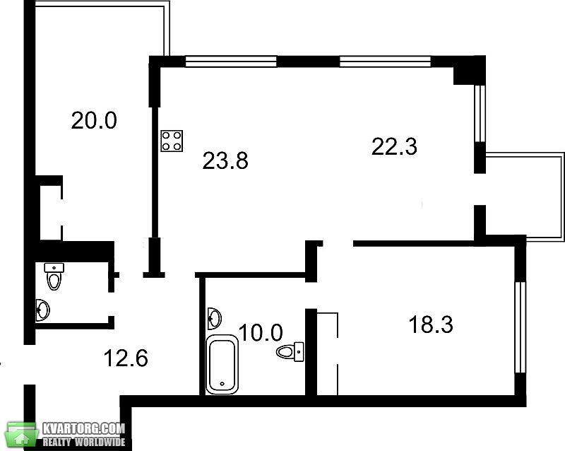 Sell 3-room apartment. Киев,  Драгомирова — photo 9