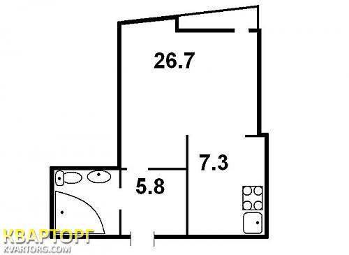 Sell 1-room apartment. Киев,  Руданского — photo 2