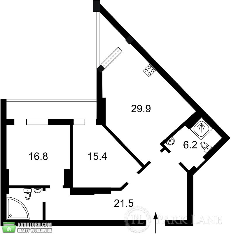 Sell 2-room apartment. Киев, Щорса — photo 2