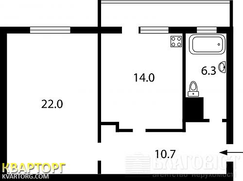 Sell 1-room apartment. Киев,  Пчелки — photo 2