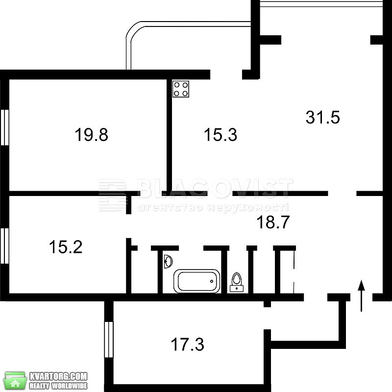Sell 4-room apartment. Киев,  Старонаводницкая — photo 1