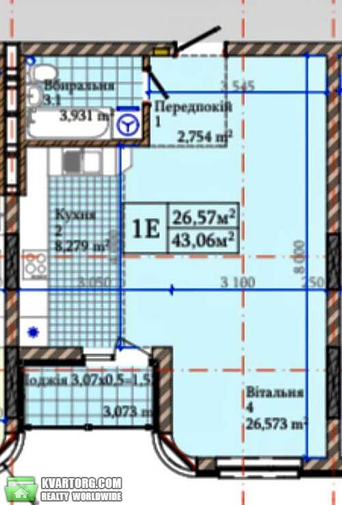 Sell 1-room apartment. Киев, Кирилловская — photo 8