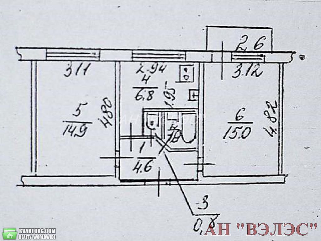 Sell 2-room apartment. Киев, Задорожный пер — photo 1