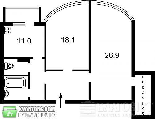 продам 2-комнатную квартиру. Киев,  Харьковское шоссе - фото 2