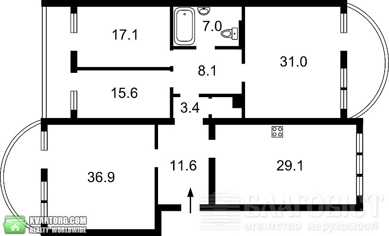 Sell 4-room apartment. Киев, Героев Сталинграда пр — photo 3