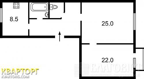 продам 2-комнатную квартиру. Киев,   Лысенко - фото 2