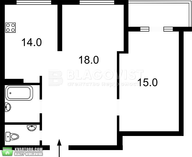 Sell 2-room apartment. Киев,  В.Китаевская — photo 4