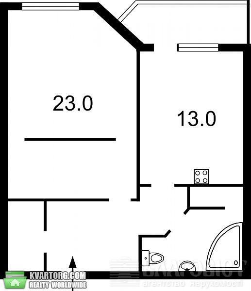 Sell 1-room apartment. Киев, Пчелки — photo 6