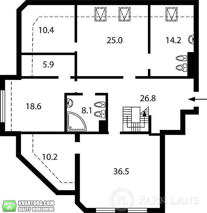 Sell 5-room apartment. Киев, Коновальца — photo 1
