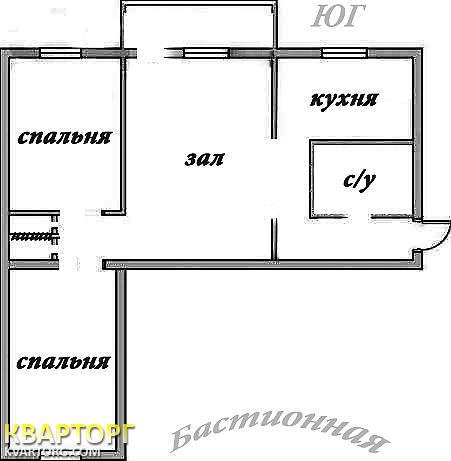 Sell 3-room apartment. Киев,  Бастионная — photo 2