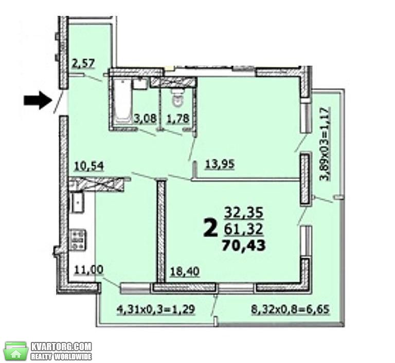 Sell 2-room apartment. Одесса, Днепропетровская — photo 1