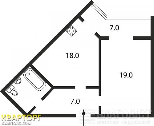 Sell 1-room apartment. Киев,  Большая Китаевская — photo 4
