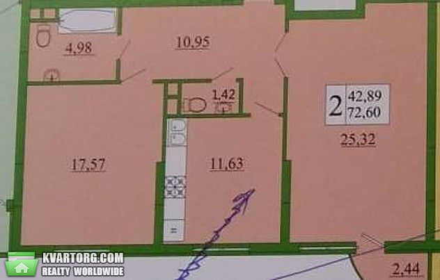 Sell 2-room apartment. Киев,  Ломоносова — photo 2