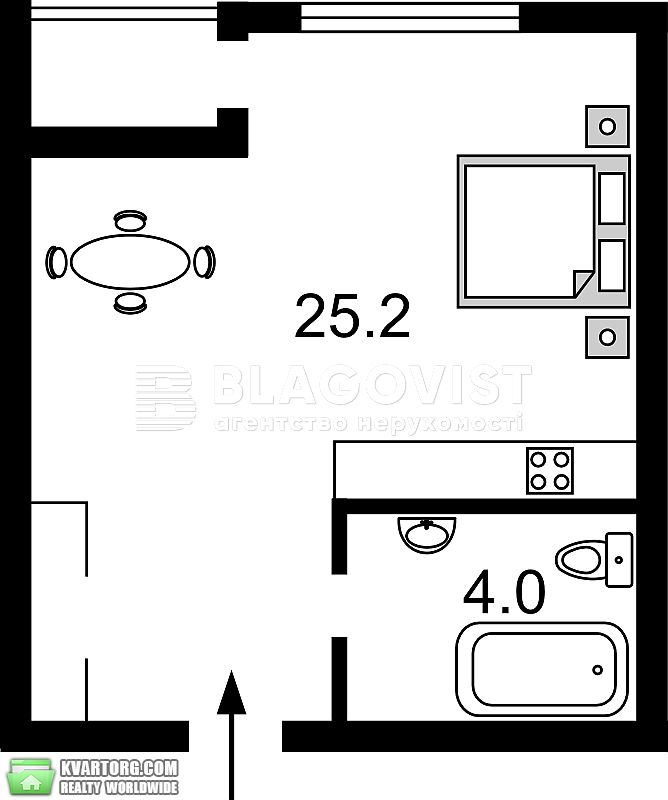 Sell 1-room apartment. Киев, березова — photo 5