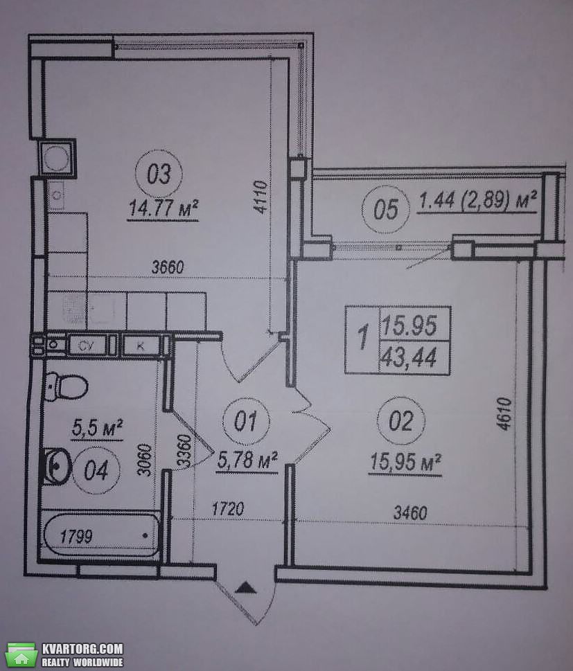 Sell 1-room apartment. Киев, Практичная — photo 2