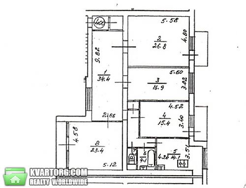 Sell 4-room apartment. Киев, Леси Украинки пл — photo 4