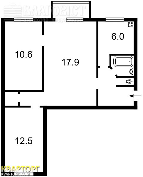 Sell 3-room apartment. Киев, Лепсе бул — photo 2
