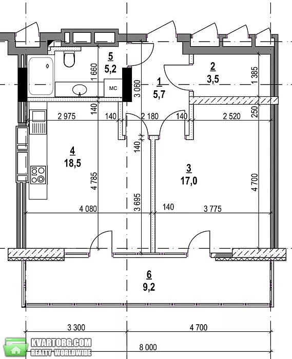 Sell 1-room apartment. Киев,  Липковского — photo 5