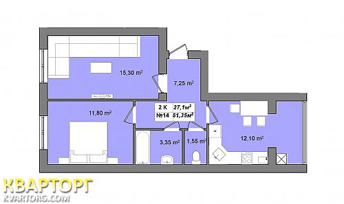 Sell 1-room apartment. Киев, Большая Окружная — photo 1