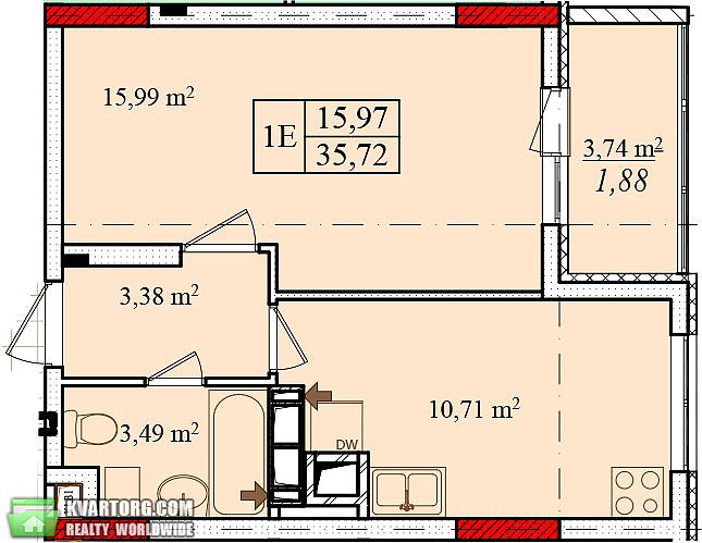 Sell 1-room apartment. Киев,  Галана — photo 6