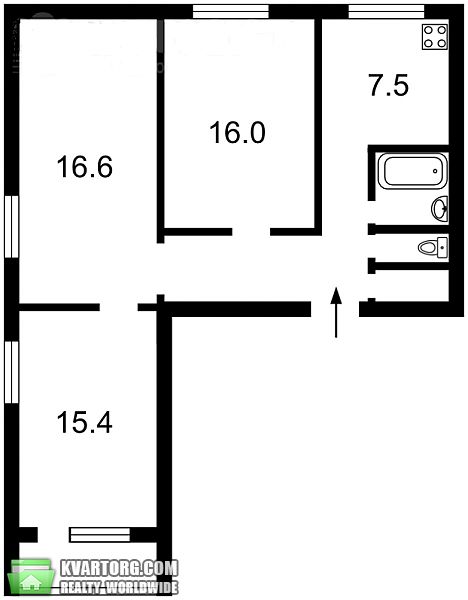 Sell 3-room apartment. Киев, Бойченко — photo 6