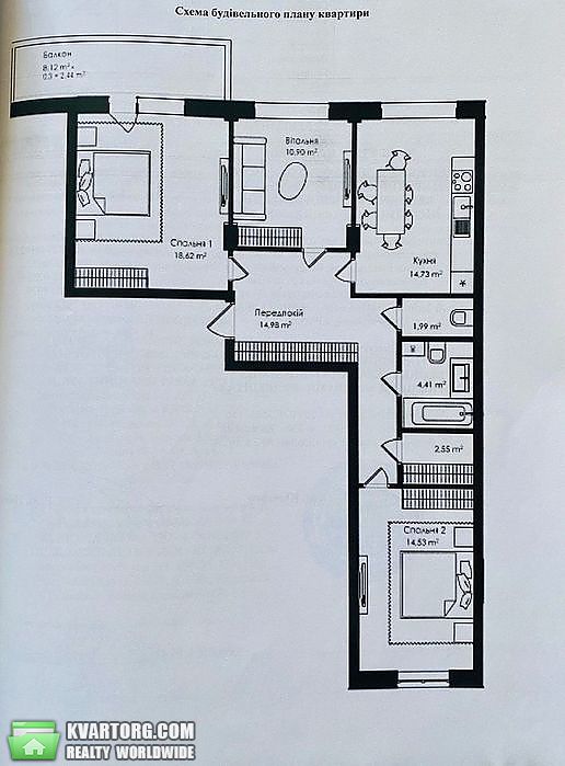 Sell 3-room apartment. Киев, Набережно-Рыбальская — photo 5