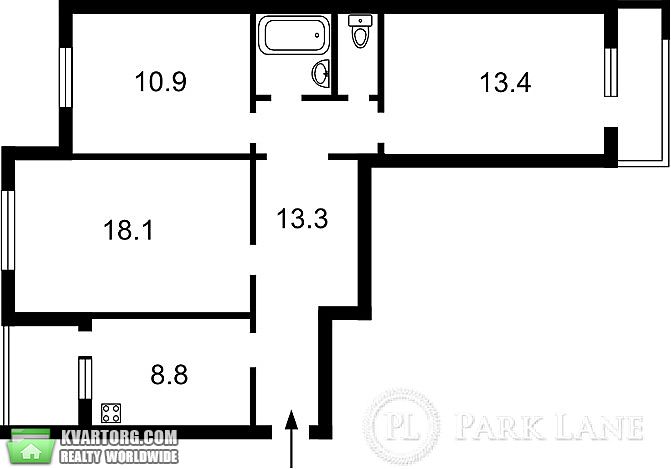 Sell 3-room apartment. Киев,  Бориславская — photo 2
