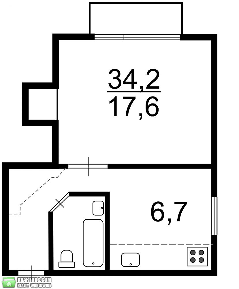 Sell 1-room apartment. Киев,  Победы пр — photo 8