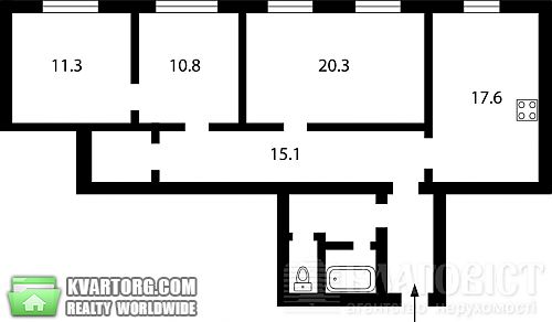 Sell 3-room apartment. Киев, Коперника — photo 4