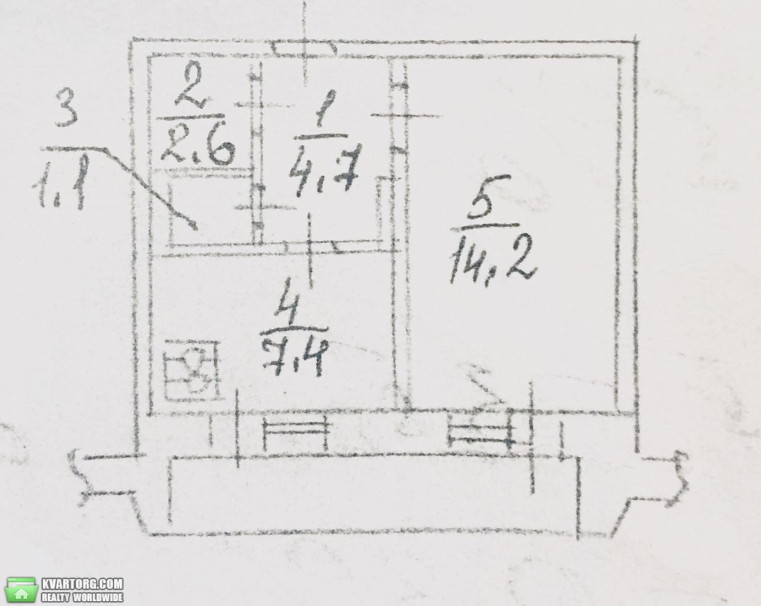 Sell 1-room apartment. Киев,  Северная — photo 10