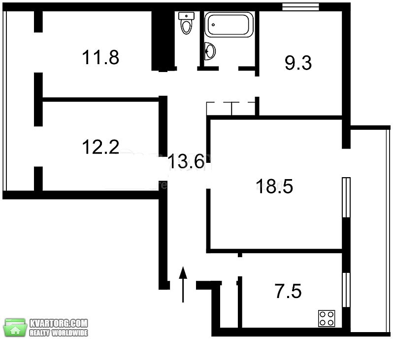 Sell 4-room apartment. Киев,  Уссурийская — photo 8