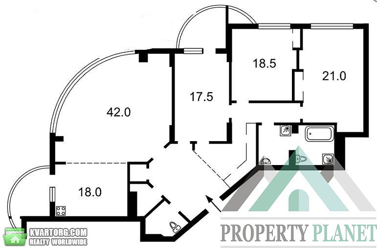 Sell 4-room apartment. Киев, Леси Украинки — photo 10