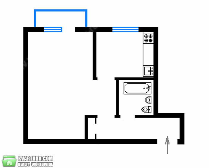 Sell 1-room apartment. Киев,  Строителей — photo 2