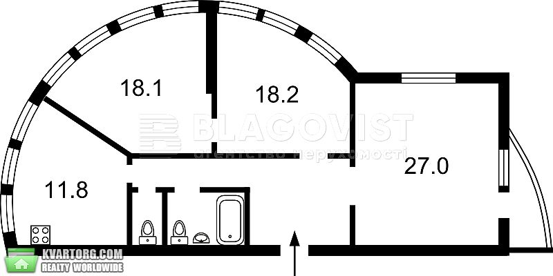 Sell 3-room apartment. Киев, просп.Науки — photo 5