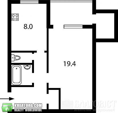 Sell 1-room apartment. Киев,  Пожарского — photo 3